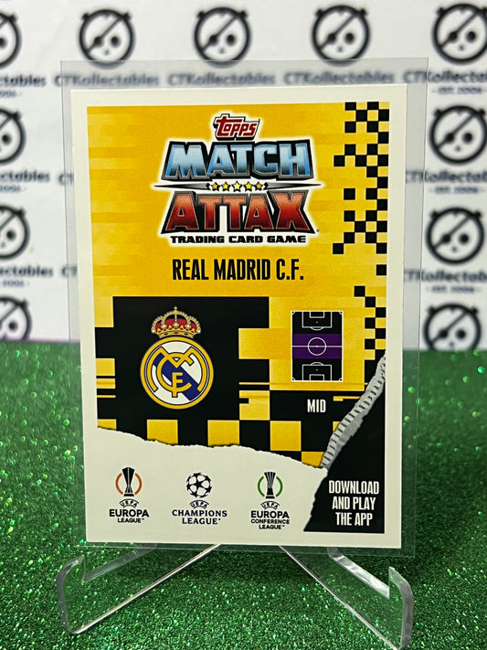 2023 TOPPS MATCH ATTAX TONI KROOS # 459 HERITAGE FOIL FOOTBALL SOCCER CARD