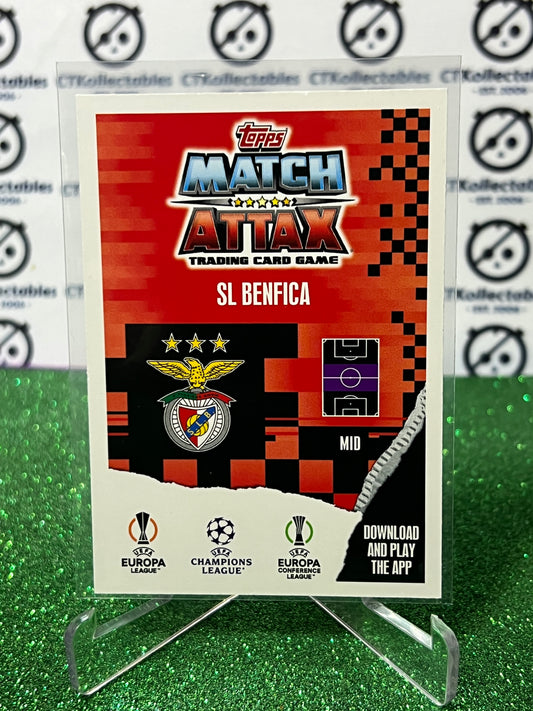 2023 TOPPS MATCH ATTAX RAFA SILVA # 469 HERITAGE FOIL FOOTBALL SOCCER CARD