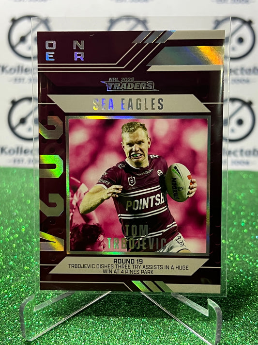 2025 NRL TRADERS  TOM TRBOJEVIC # SR 21/51 MANLY SEA EAGLES TRADING CARD