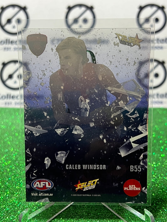2025 AFL SELECT FOOTY STARS CALEB WINDSOR # B55 BREAKOUT MELBOURNE DEMONS CARD
