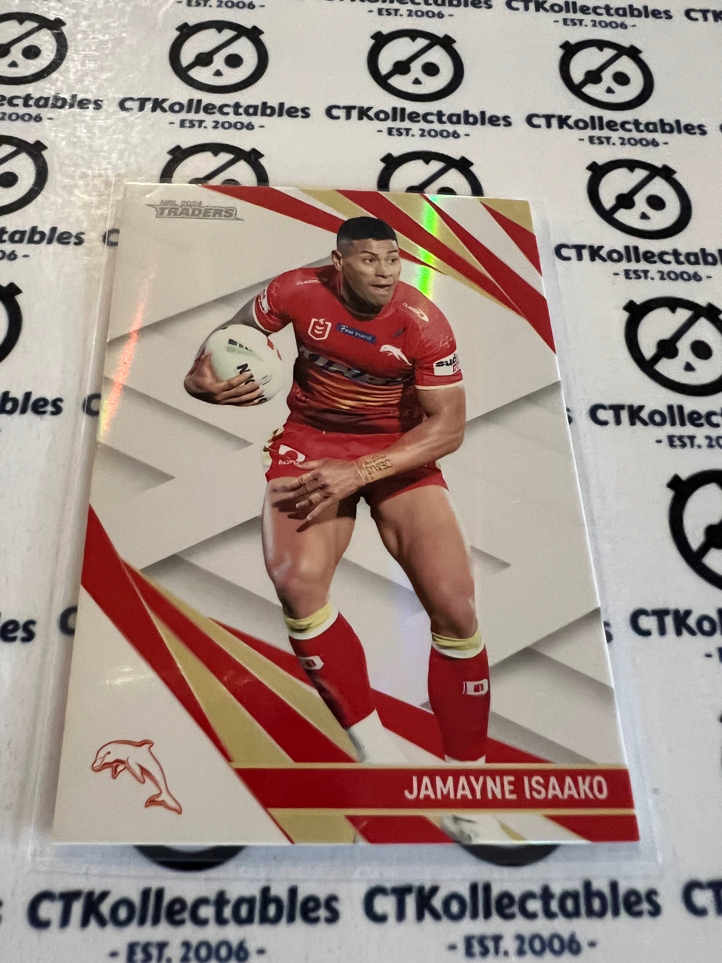 2024 NRL Traders Pearl special Parallel -PS-040 Jamayne Isaako  Dolphins