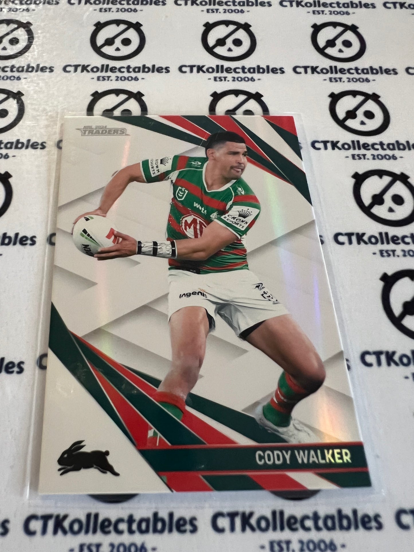 2024 NRL Traders Pearl special Parallel -PS 117 Cody Walker South Sydney Rabbitohs