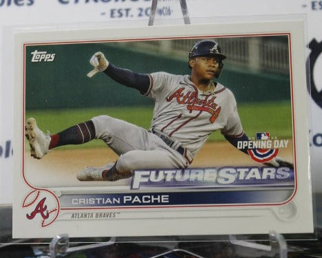 2022 TOPPS OPENING DAY BASEBALL CRISTIAN PACHE # 183 FUTURE STARS ATLANTA BRAVES