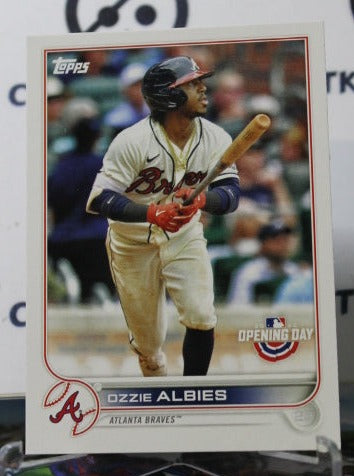 2022 TOPPS OPENING DAY BASEBALL OZZIE ALBIES # 88 ATLANTA BRAVES