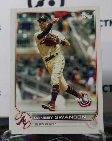 2022 TOPPS OPENING DAY BASEBALL DANSBY SWANSON # 21 ATLANTA BRAVES