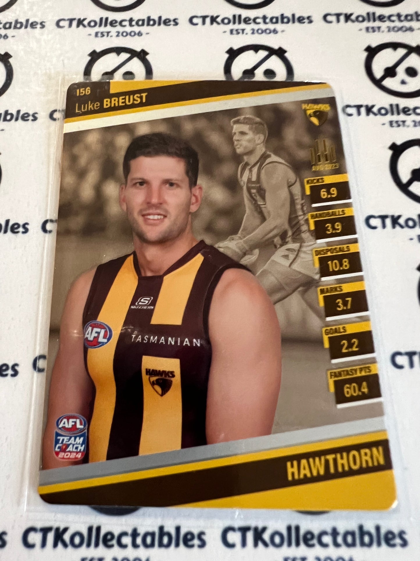2024 AFL Teamcoach 156 Luke Breust Hawthorn