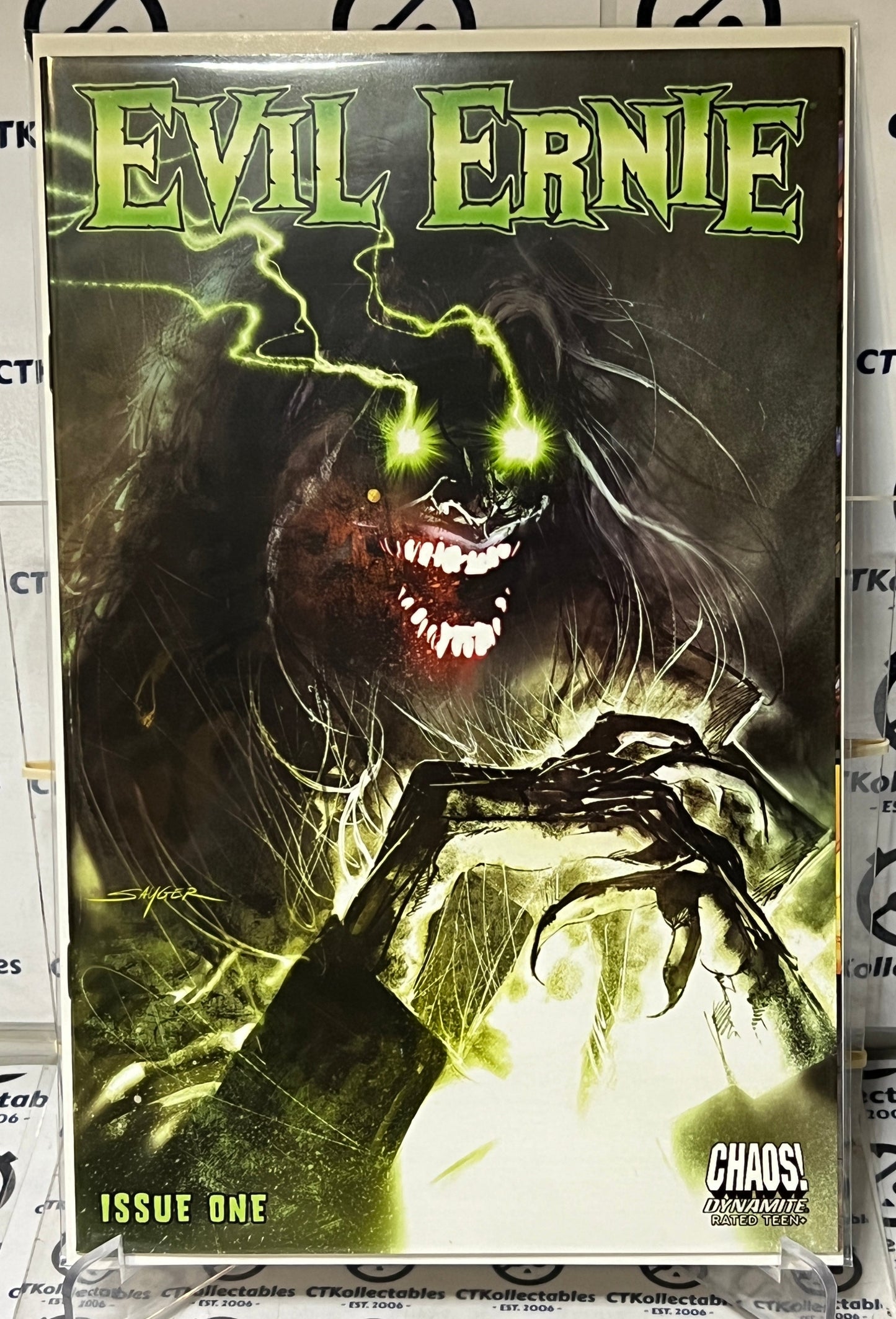 EVIL ERNIE #1 FOC BONUS SAYGER ORIG VARIANT CHAOS/DYNAMITE COMICS 2021