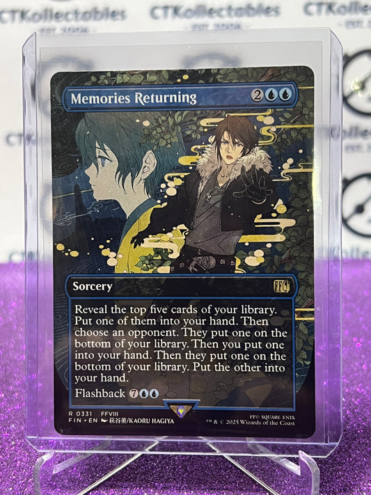 2025 MAGIC THE GATHERING FINAL FANTASY MEMORIES RETURNING # R 0331 RARE NON-FOIL SORCERY CARD