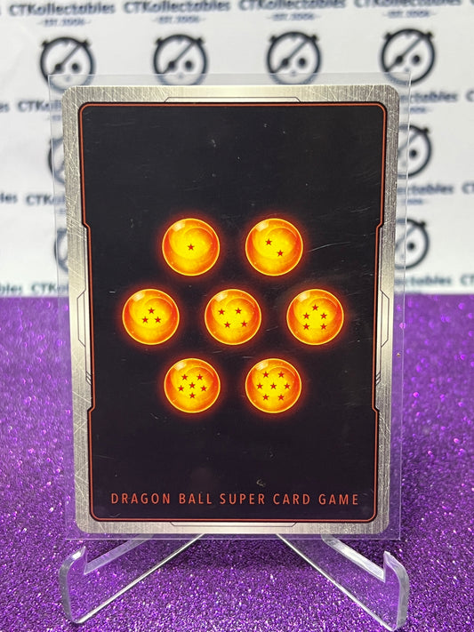 DRAGON BALL SUPER VEGETA, A MASTER'S TEMPERAMENT # P-137 PR FOIL CARD