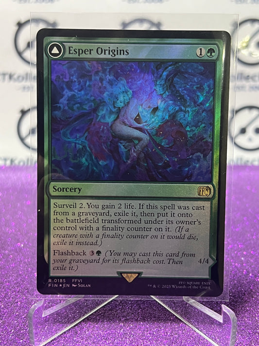 2025 MAGIC THE GATHERING FINAL FANTASY ESPER ORIGINS # R 0185 RARE FOIL SORCERY CARD