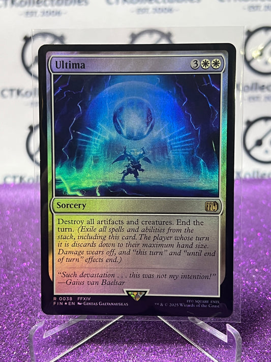 2025 MAGIC THE GATHERING FINAL FANTASY ULTIMA # R 0038 RARE FOIL SORCERY CARD