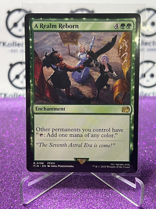 2025 MAGIC THE GATHERING FINAL FANTASY A REALM REBORN # R 0196 RARE NON-FOIL ENCHANTMENT CARD