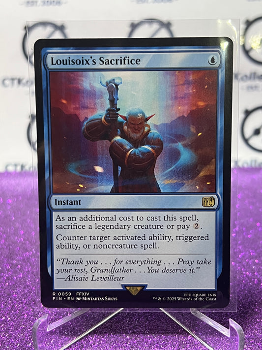 2025 MAGIC THE GATHERING FINAL FANTASY LOUISOIX'S SACRIFICE # R 0059 RARE NON-FOIL INSTANT CARD