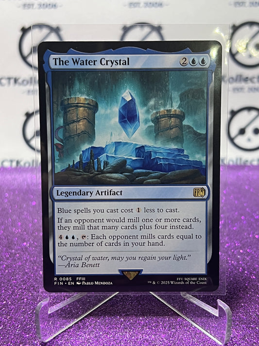 2025 MAGIC THE GATHERING FINAL FANTASY THE WATER CRYSTAL # R 0085 RARE NON-FOIL LEGENDARY ARTIFACT CARD