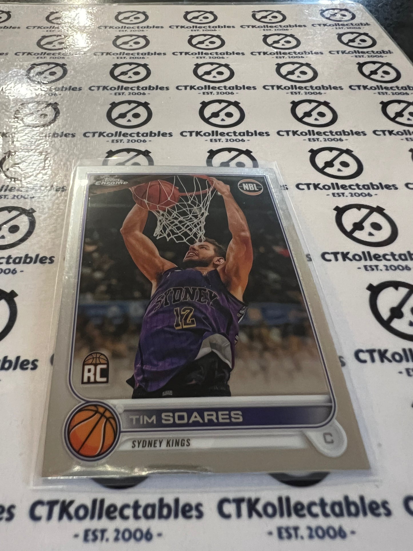 2022-23 Topps NBL Chrome #89 Tim Soares RC Sydney Kings