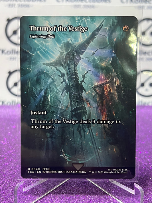 2025 MAGIC THE GATHERING FINAL FANTASY THRUM OF THE VESTIGE # U 0040 UNCOMMON NON-FOIL INSTANT CARD