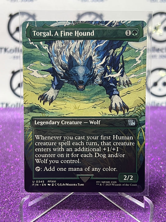 2025 MAGIC THE GATHERING FINAL FANTASY TORGAL. A FINE HOUND  # U 0345 UNCOMMON NON-FOIL LEGENDARY CREATURE CARD