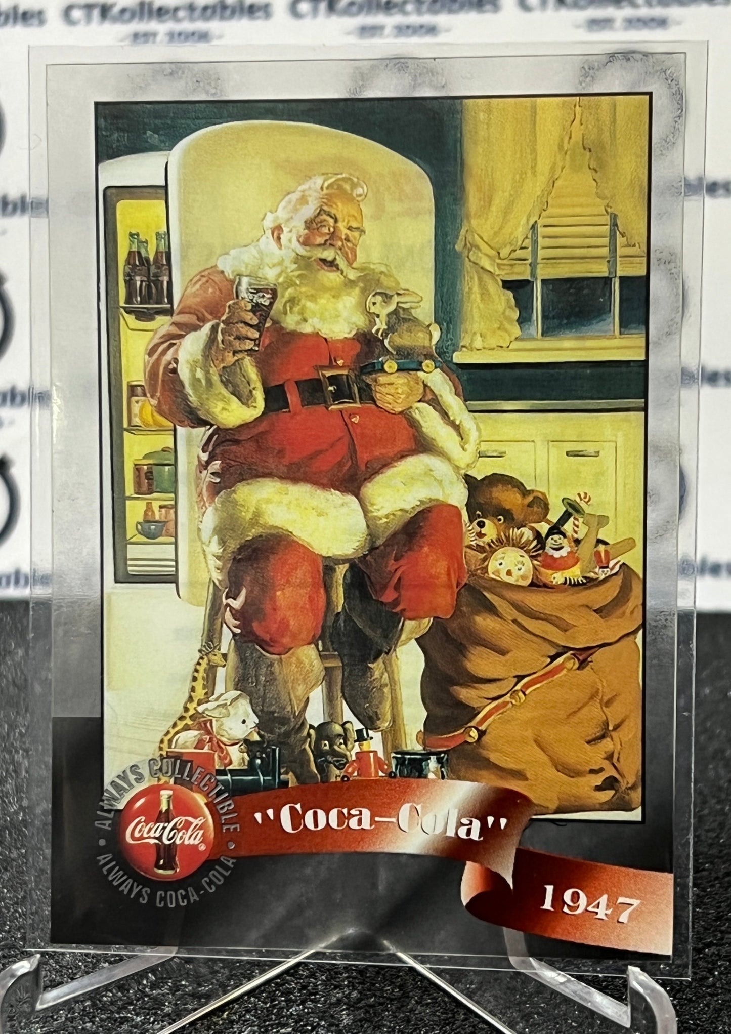 1996 COCA-COLA SPRINT CELL CARD # 20 ALWAYS COLLECTABLE SANTA CLAUSE COKE