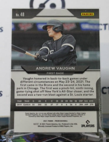 2021 PANINI PRIZM ANDREW VAUGHN # 48 ROOKIE CHICAGO WHITE SOX BASEBALL