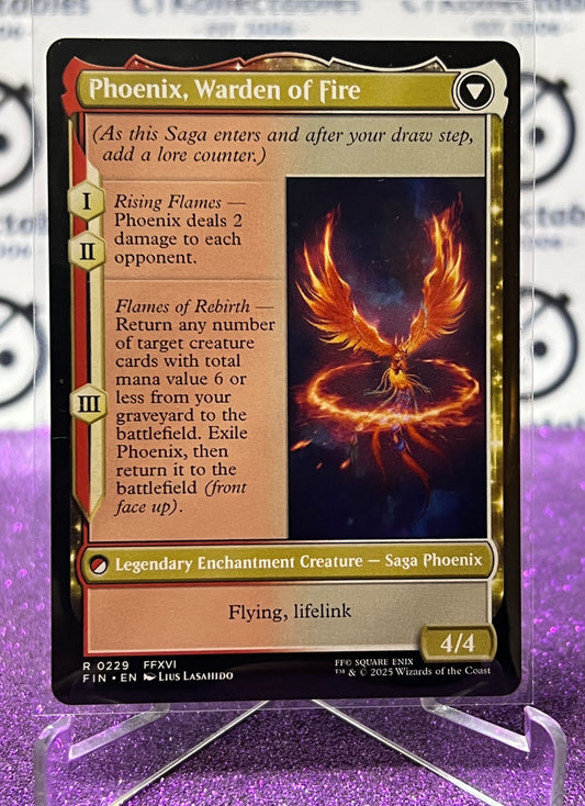 2025 MAGIC THE GATHERING FINAL FANTASY JOSHUA, PHOENIX'S DOMINANT # R 0229 RARE NON-FOIL LEGENDARY CREATURE FLIP CARD