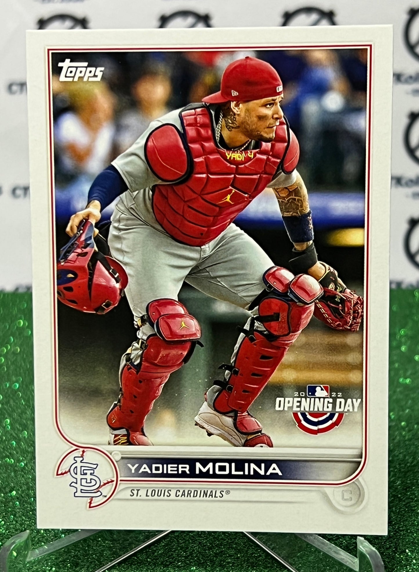 2022 TOPPS OPENING DAY YADIER MOLINA # 152 ST. LOUIS CARDINALS BASEBALL