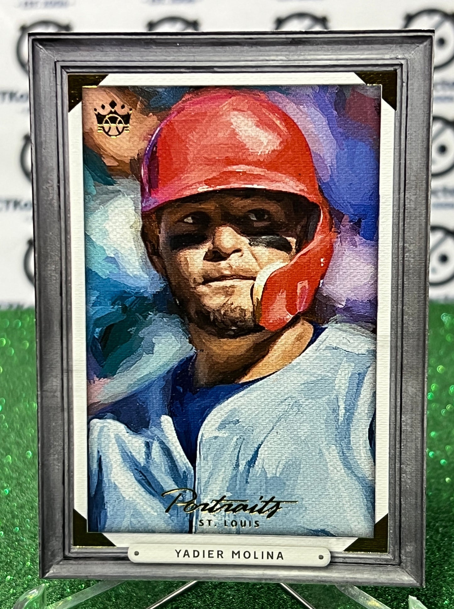 2019 PANINI DIAMOND KINGS YADIER MOLINA # P5 PORTRAITS ST. LOUIS CARDINALS BASEBALL