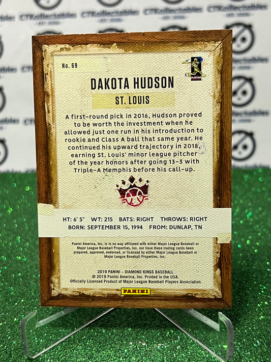 2019 PANINI DIAMOND KINGS DAKOTA HUDSON # 69 ST. LOUIS CARDINALS BASEBALL