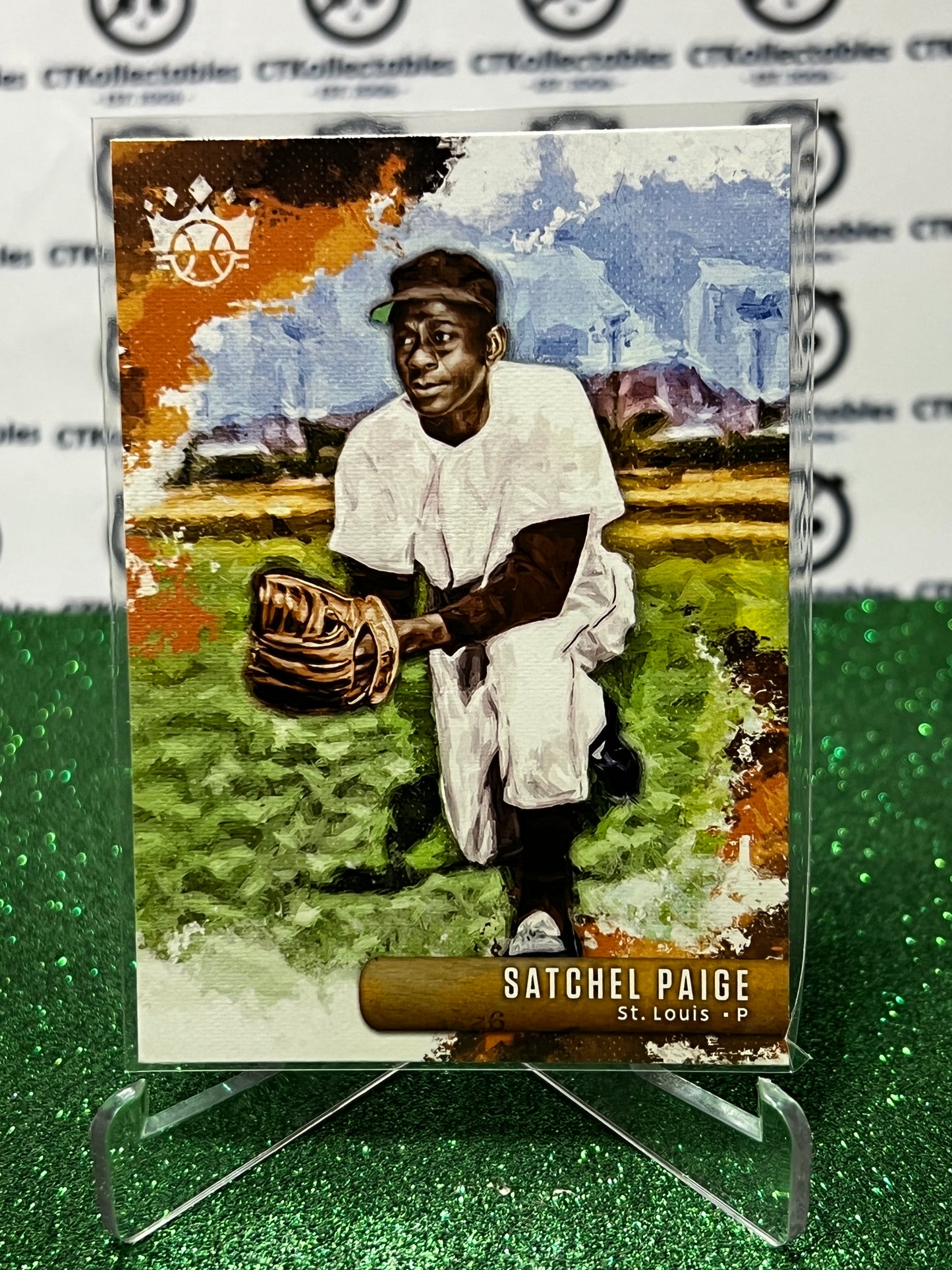 2019 PANINI DIAMOND KINGS SATCHEL PAIGE # 21 ST. LOUIS CARDINALS BASEBALL