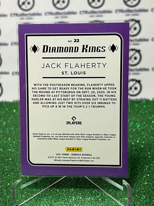 2021 PANINI DIAMOND KINGS JACK FLAHERTY # 22 ST. LOUIS CARDINALS BASEBALL