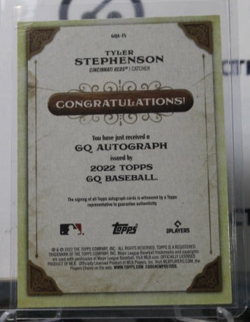 2022 TOPPS GYPSY QUEEN TYLER STEPHENSON # GQA-TS AUTO CINCINNATI REDS BASEBALL