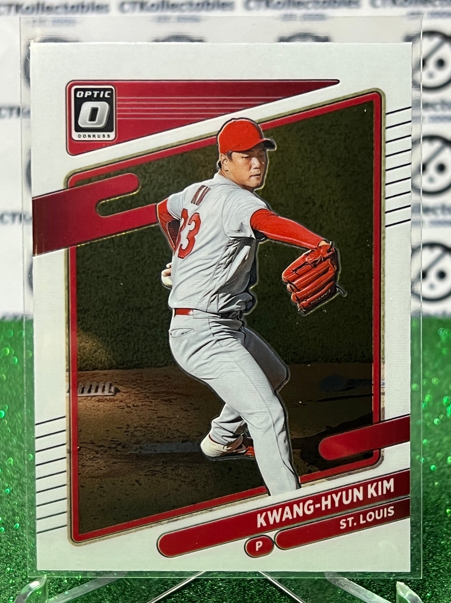 2021 PANINI OPTIC DONRUSS KWANG-HYUN KIM # 135 ST. LOUIS CARDINALS BASEBALL
