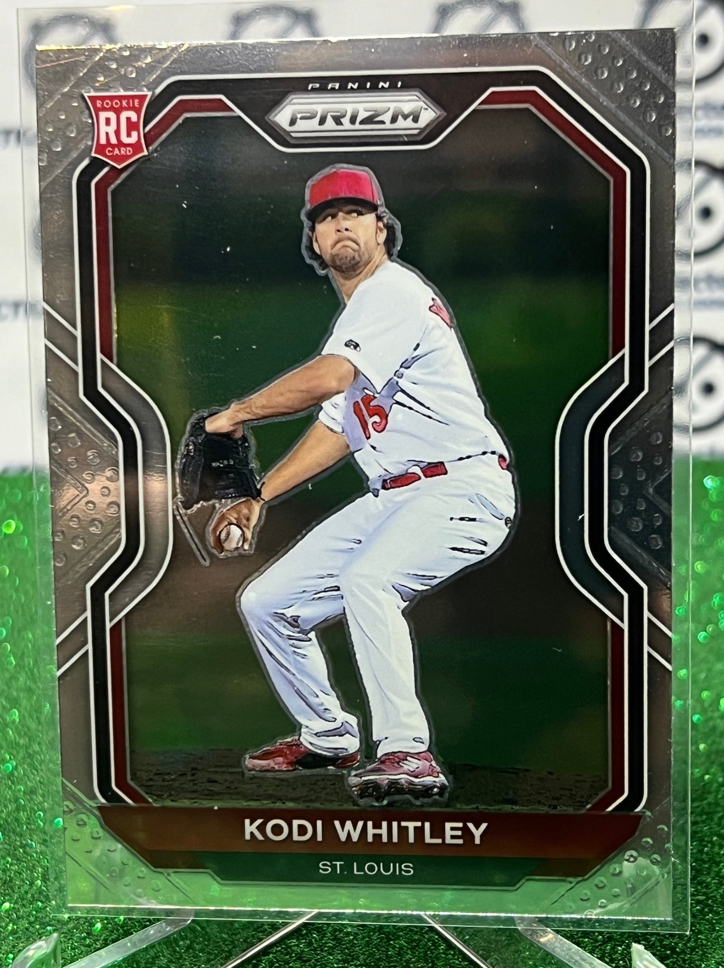 2021 PANINI PRIZM KODI WHITLEY # 104 ROOKIE ST. LOUIS CARDINALS BASEBALL
