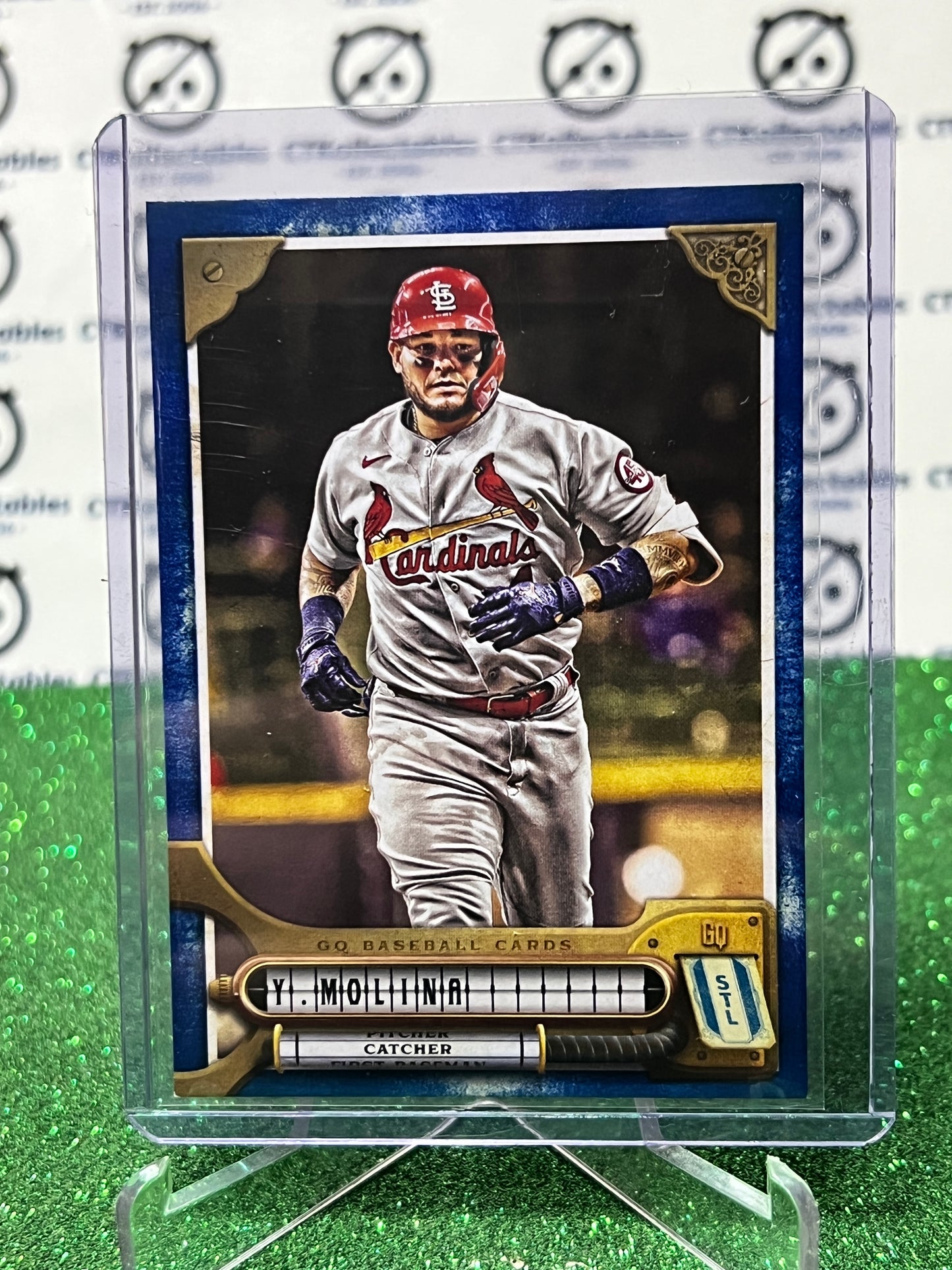 2022 TOPPS GYPSY QUEEN YADIER MOLINA # 14 BLUE 222/250 ST. LOUIS CARDINALS BASEBALL