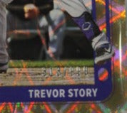 2021 PANINI DONRUSS TREVOR STORY # ES9 ELITE SERIES /999 COLORADO ROCKIES BASEBALL