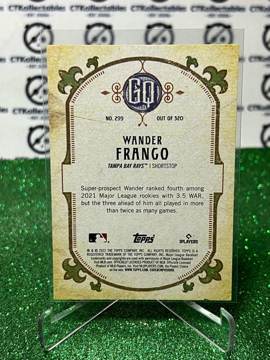 2022 TOPPS GYPSY QUEEN WANDER FRANCO # 299 ROOKIE TAMPA BAY RAYS BASEBALL