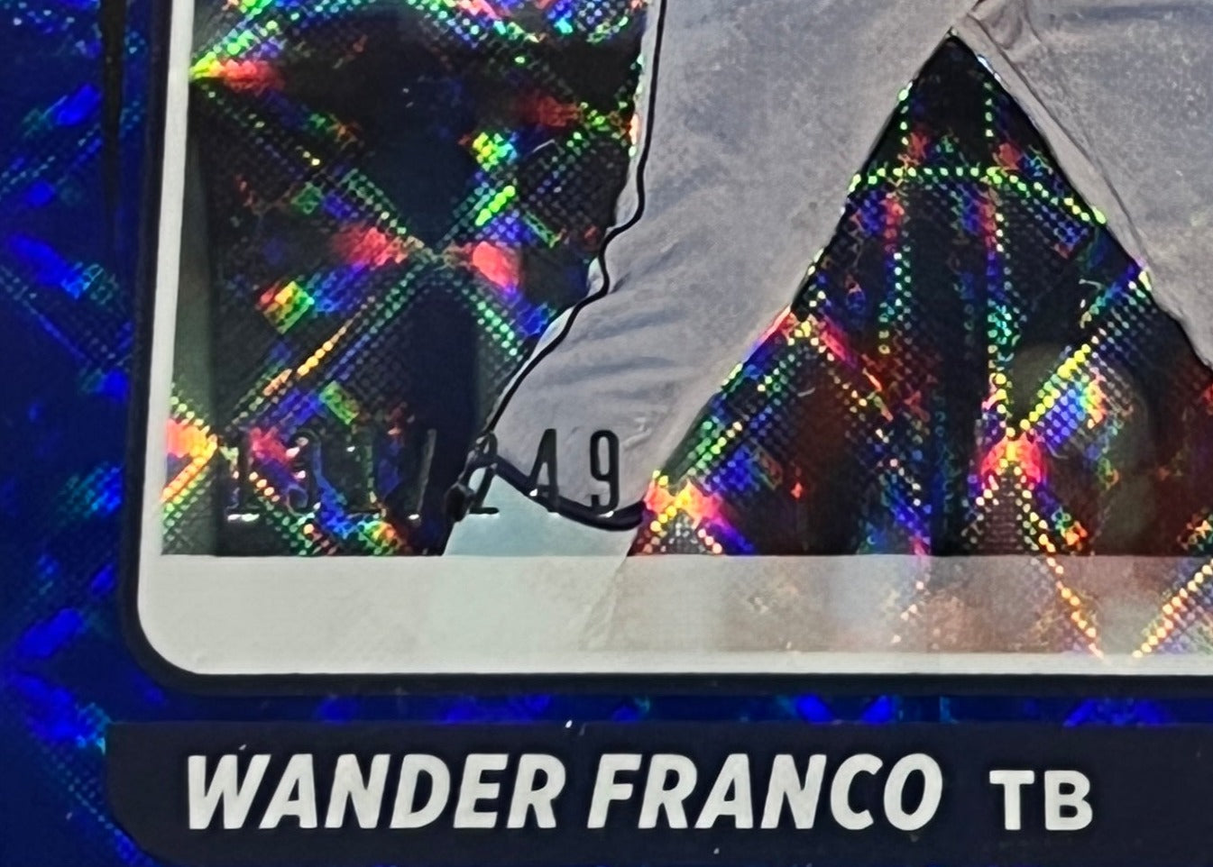 2022 PANINI DONRUSS WANDER FRANCO # RP1 RATED ROOKIE BLUE TAMPA BAY RAYS BASEBALL