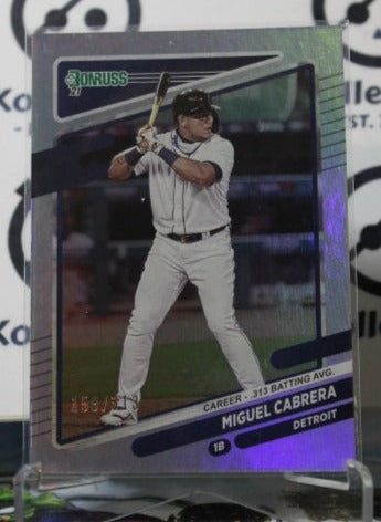 2021 PANINI DONRUSS MIGUEL CABRERA # 166 CHROME /313 DETROIT TIGERS BASEBALL
