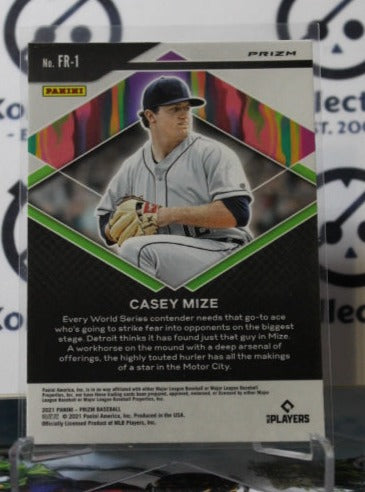 2021 PANINI PRIZM CASEY MIZE # FR-1 FEARLESS PURPLE PRIZM ROOKIE DETROIT TIGERS BASEBALL