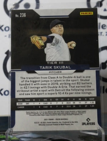 2021 PANINI PRIZM TARIK SKUBAL # 236 ROOKIE DETROIT TIGERS BASEBALL