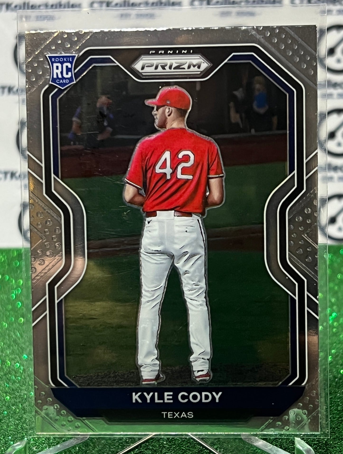 2021 PANINI PRIZM KYLE CODY # 115 ROOKIE TEXAS RANGERS BASEBALL CARD