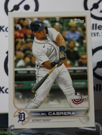 2022 TOPPS OPENING DAY MIGUEL CABRERA # 93 DETROIT TIGERS BASEBALL