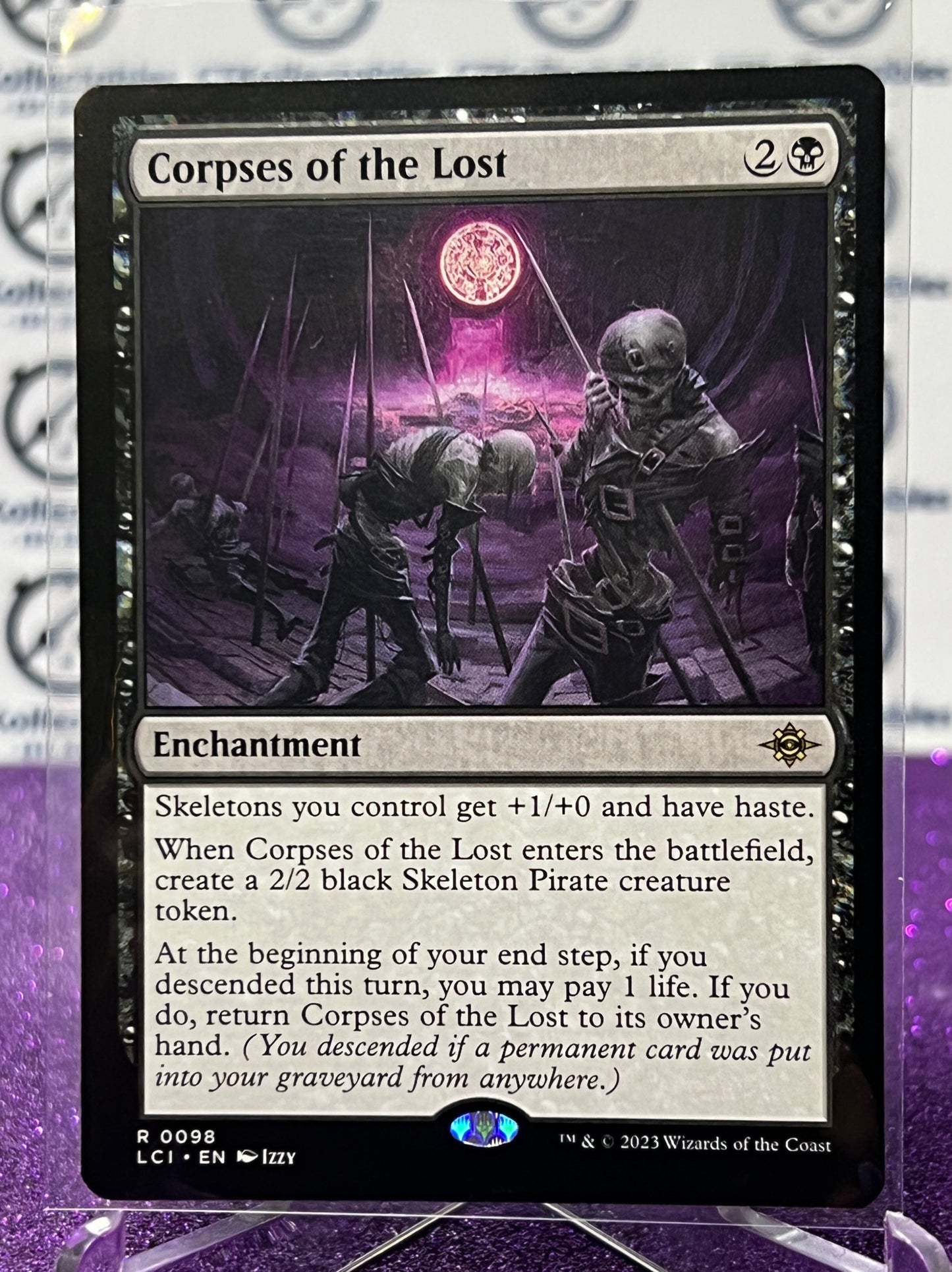 2023 MAGIC THE GATHERING THE LOST CAVERNS OF IXALAN CORPSES OF THE LOST # R 0098 ENCHANTMENT CARD