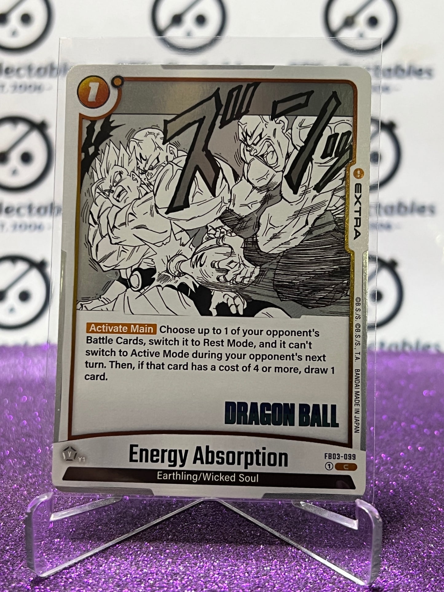 2025 DRAGON BALL SUPER MANGA BOOSTER ENERGY ABSORPTION # FB03-099 C FOIL CARD