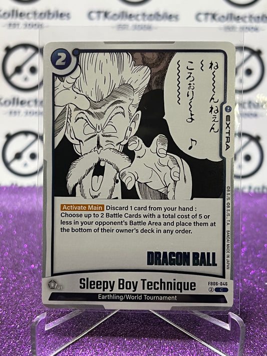 2025 DRAGON BALL SUPER MANGA BOOSTER SLEEPY BOY TECHNIQUE # FB06-046 C FOIL CARD