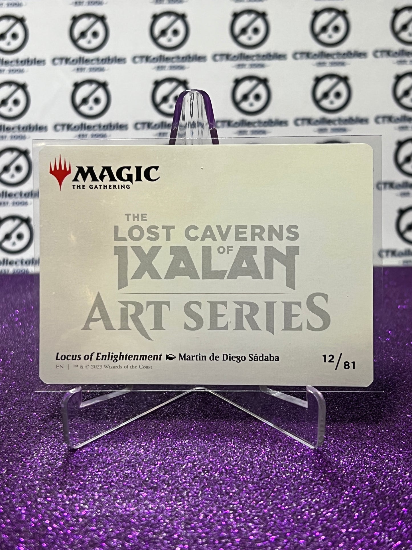 2023 MAGIC THE GATHERING THE LOST CAVERNS OF IXALAN ART SERIES # 12/81 LOCUS OF ENLIGHTENMENT CARD