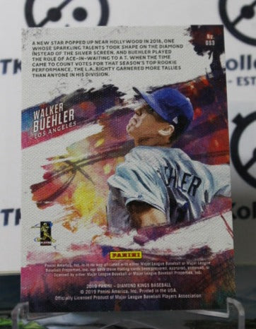 2019 PANINI DIAMOND KINGS WALKER BUEHLER # GS3 GALLERY OF STARS LOS ANGELES DODGERS BASEBALL