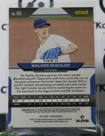 2021 PANINI PRIZM WALKER BUEHLER # 152 LOS ANGELES DODGERS BASEBALL
