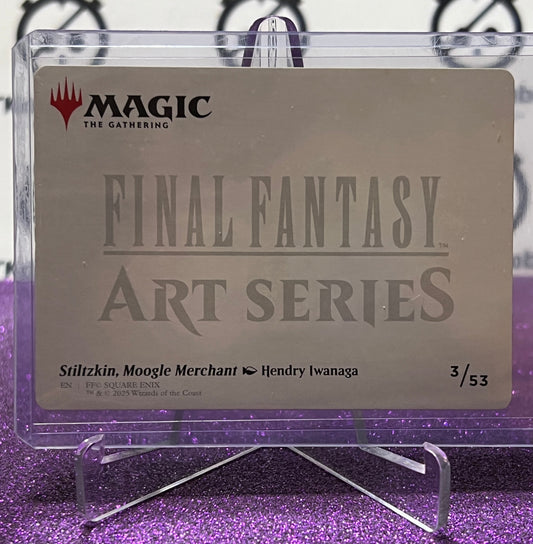 2025 MAGIC THE GATHERING FINAL FANTASY STILTZKIN, MOOGLE MERCHANT # 3/53 ART SERIES CARD