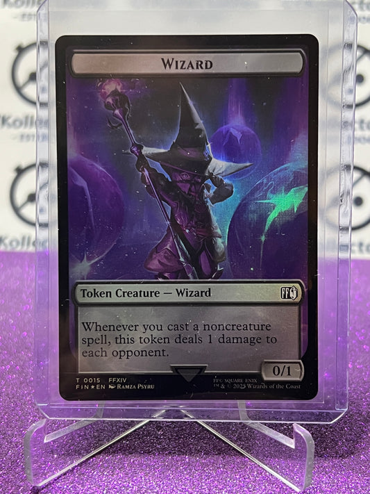 2025 MAGIC THE GATHERING FINAL FANTASY WIZARD /BIRD # T 0015 / T 0017 FOIL TOKEN CARD