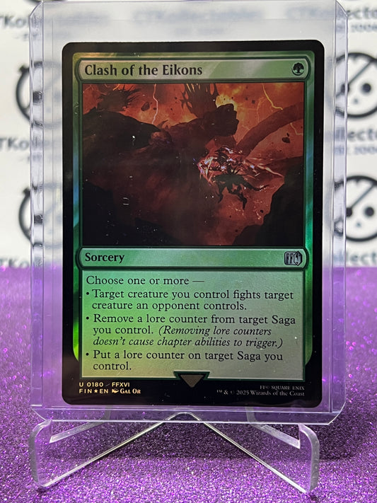 2025 MAGIC THE GATHERING FINAL FANTASY CLASH OF THE EIKONS # U 0180 UNCOMMON FOIL SORCERY CARD